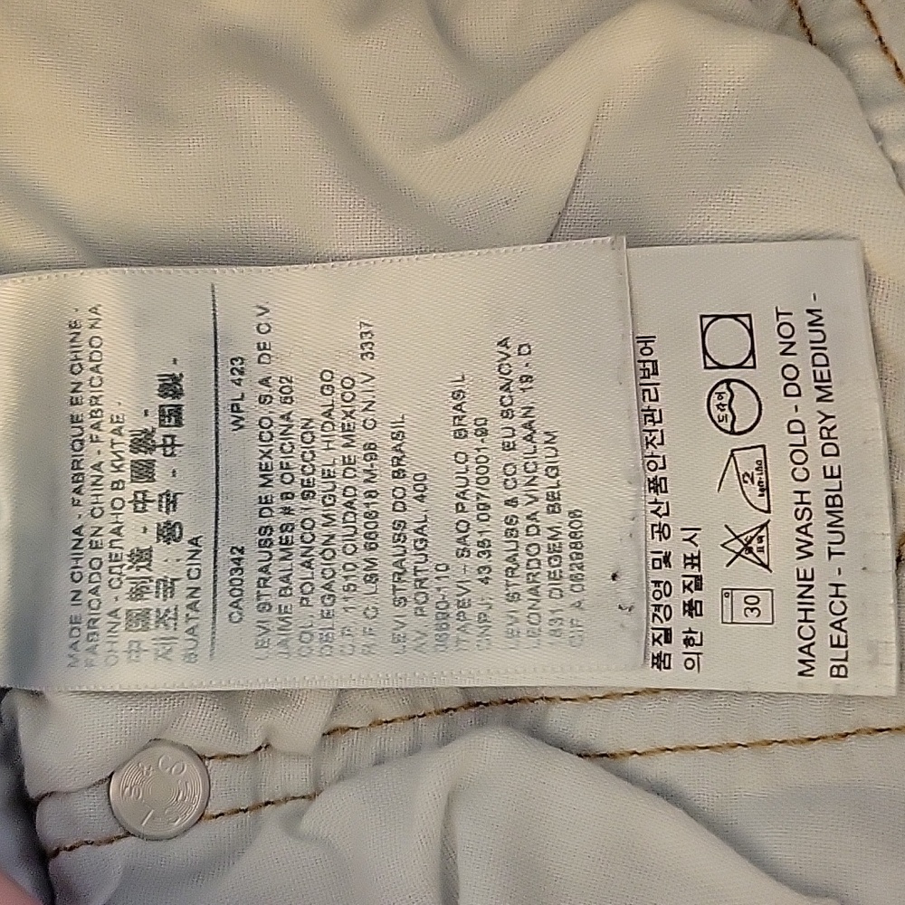 Levi's Distressed Jeans - Picture 8 of 10
